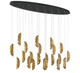 Lib & Co. - 12220-020-02 - LED Chandelier - SORRENTO - Matte Black