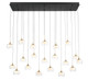 Lib & Co. - 12244-02 - LED Chandelier - Manarola - Matte Black