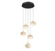 Lib & Co. - 12262-02 - LED Chandelier - Calcolo - Matte Black Lib & Co. - 12262-02 - LED Chandelier - Calcolo - Matte Black