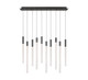 Lib & Co. - 12274-048 - LED Chandelier - Gravina - Brushed Gun Metal