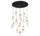Lib & Co. - 12290-02 - LED Chandelier - Castelo - Matte Black