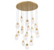 Lib & Co. - 12290-030 - LED Chandelier - Castelo - Painted Antique Brass