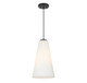 Lighting One E - V6-L7-5001-1-89 - One Light Pendant - Christos - Matte Black