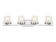 Lighting One E - V6-L8-5250-4-11 - Four Light Bathroom Vanity - Klein - Polished Chrome