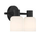 Strand Two Light Bathroom Vanity (V6-L8-9022-2-BK)