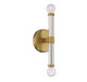Lighting One E - V6-L9-6733-2-322 - Two Light Wall Sconce - Kingsburg - Warm Brass