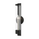 Livex Lighting - 10142-04 - One Light Wall Sconce - Castleton - Black w/ Brushed Nickel