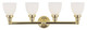 Livex Lighting - 1024-02 - Four Light Bath Vanity - Classic - Polished Brass