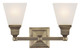 Livex Lighting - 1032-01 - Two Light Bath Vanity - Mission - Antique Brass