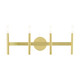 Livex Lighting - 10344-12 - Four Light Vanity - Copenhagen - Satin Brass