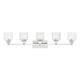 Livex Lighting - 10385-05 - Five Light Vanity Sconce - Aragon - Polished Chrome