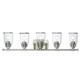 Livex Lighting - 10515-91 - Five Light Bath Vanity - Lawrenceville - Brushed Nickel