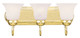 Livex Lighting - 1073-02 - Three Light Bath Vanity - Rivera - Polished Brass