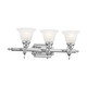 French Regency Three Light Bath Vanity (1283-05)