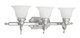 Livex Lighting - 1283-91 - Three Light Bath Vanity - French Regency - Brushed Nickel