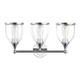 Livex Lighting - 14133-05 - Three Light Vanity Sconce - Ashridge - Polished Chrome