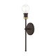 Livex Lighting - 14421-07 - One Light Wall Sconce - Lansdale - Bronze w/Antique Brass