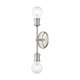 Livex Lighting - 14422-91 - Two Light Vanity Sconce - Lansdale - Brushed Nickel