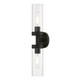Livex Lighting - 16172-04 - Two Light Vanity Sconce - Ludlow - Black Livex Lighting - 16172-04 - Two Light Vanity Sconce - Ludlow - Black