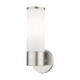 Livex Lighting - 16561-91 - One Light Wall Sconce - Lindale - Brushed Nickel