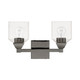 Livex Lighting - 16772-46 - Two Light Vanity Sconce - Aragon - Black Chrome