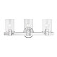 Livex Lighting - 17233-05 - Three Light Vanity Sconce - Munich - Polished Chrome