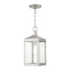 Livex Lighting - 20591-91 - One Light Outdoor Pendant - Nyack - Brushed Nickel