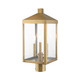 Nyack Three Light Outdoor Post Top Lantern (20592-01)