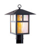 Livex Lighting - 2134-07 - One Light Outdoor Post-Top Lanterm - Montclair Mission - Bronze