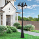 Monterey Three Head Outdoor Post Light (21543-04)