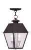 Livex Lighting - 2167-07 - Two Light Outdoor Pendant - Mansfield - Bronze