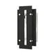 Livex Lighting - 21772-04 - One Light Outdoor Wall Lantern - Utrecht - Black w/ Brushed Nickels