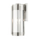Livex Lighting - 22383-91 - Three Light Outdoor Wall Lantern - Sheridan - Brushed Nickel