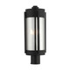 Livex Lighting - 22386-04 - Two Light Outdoor Post Top Lantern - Sheridan - Black w/ Brushed Nickels
