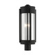 Livex Lighting - 22387-04 - Three Light Outdoor Post Top Lantern - Sheridan - Black w/ Brushed Nickels