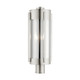 Livex Lighting - 22387-91 - Three Light Outdoor Post Top Lantern - Sheridan - Brushed Nickel