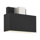 Livex Lighting - 22422-04 - One Light Outdoor Wall Sconce - Lynx - Black w/ Brushed Nickels