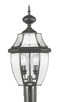Livex Lighting - 2254-04 - Two Light Outdoor Post Lantern - Monterey - Black