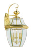 Livex Lighting - 2351-02 - Three Light Outdoor Wall Lantern - Monterey - Polished Brass