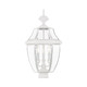 Livex Lighting - 2354-03 - Three Light Post-Top Lanterm - Monterey - White