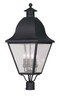 Livex Lighting - 2548-04 - Four Light Outdoor Post Lantern - Amwell - Black