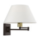 Swing Arm Wall Lamps One Light Swing Arm Wall Lamp (40039-07)