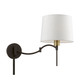 Swing Arm Wall Lamps One Light Swing Arm Wall Lamp (40044-07)