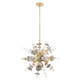 Livex Lighting - 40074-12 - Six Light Pendant - Circulo - Satin Brass