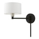 Swing Arm Wall Lamps One Light Swing Arm Wall Lamp (40080-04)
