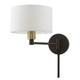 Swing Arm Wall Lamps One Light Swing Arm Wall Lamp (40080-07)