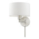 Swing Arm Wall Lamps One Light Swing Arm Wall Lamp (40080-91)