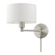 Swing Arm Wall Lamps One Light Swing Arm Wall Lamp (40080-91)
