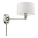 Swing Arm Wall Lamps One Light Swing Arm Wall Lamp (40080-91)