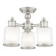 Middlebush Three Light Mini Chandelier/Ceiling Mount (40203-91)